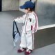 Boys' Spring and Autumn Sports Suit 2025 New Style Cool Children's Stand-Collar Jacket Little Boy's Spring Casual Clothing