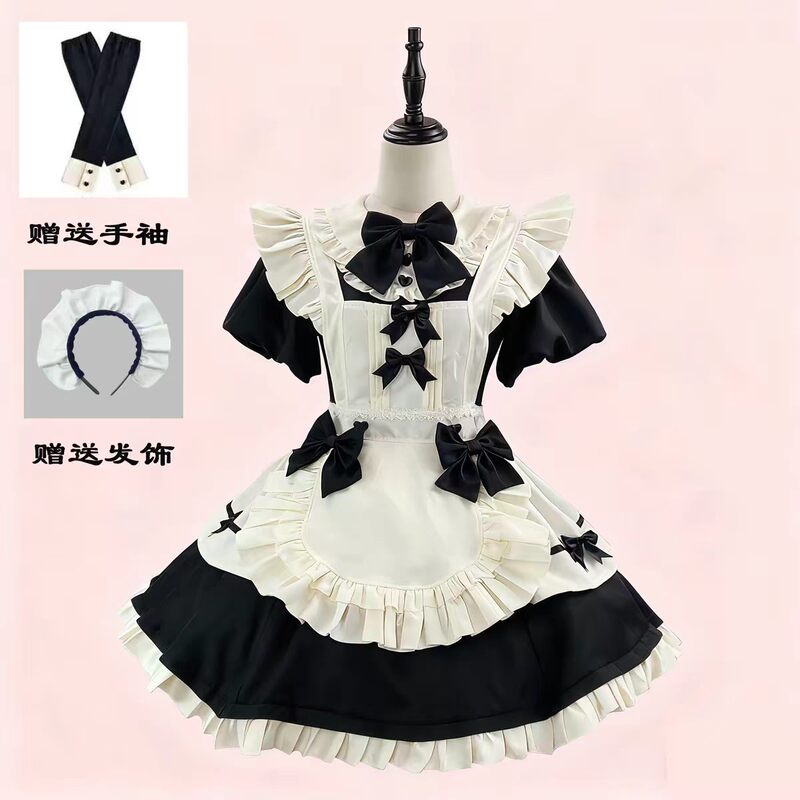 Plus-Size Male Maid Costume Cosplay Sexy Oversized Four-In-One Maid Cross-Dressing Transvestite Female Outfit Boss Male Maid Short Cosplay Outfit Maid Plus-Size Male Maid Costume Cosplay Sexy Oversized Four-In-One Maid Cross-Dressing Transvestite Female Outfit Boss Male Maid Short Cosplay Outfit Maid