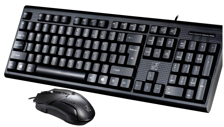 Pursuit Light Leopard Wired Key Rat Suit Desktop Notebook Home Office Gaming Keyboard Slide Mouse Group Q9