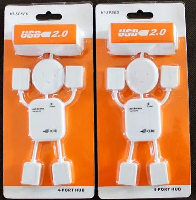 Hình bàn phím nhiều cổng mở rộng cắm hub USB máy tính splitter kéo Bốn chung nhiều giao diện HUB - USB Aaccessories quạt đeo cổ mini