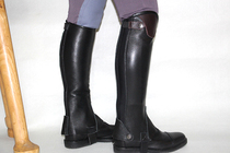 Litchi pattern soft cowhide leggings equestrian leggings first layer soft cowhide knight leg bag equestrian supplies for men women and children