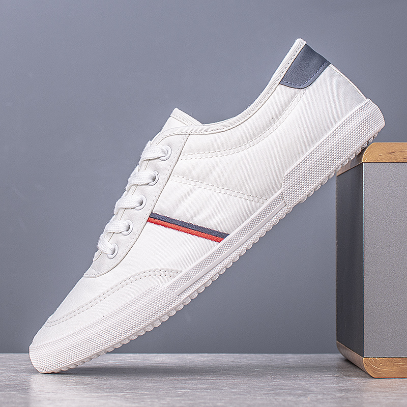 Hong Kong Tide Card 2022 Spring Summer New 100 Lap Breathable Little White Shoes Inglering Canvas Shoes Board Shoes Casual Sports Men's Shoes