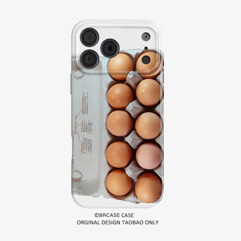 Egg Carton ins Simple, Fresh, Artistic, Dreamy, Niche, High-End Film-Style Phone Case Suitable for Apple 13Promax/14Plus/12Pro/11/Xsmax