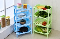 Kitchen bathroom shelf Multi-layer bathroom washbasin rack Toilet kitchen storage shelf Floor-to-ceiling shelf