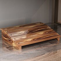 Solid wood shelf Tripod Pedal foot stool Office kitchen Toilet pad Foot steps Balcony Bathroom Non-slip