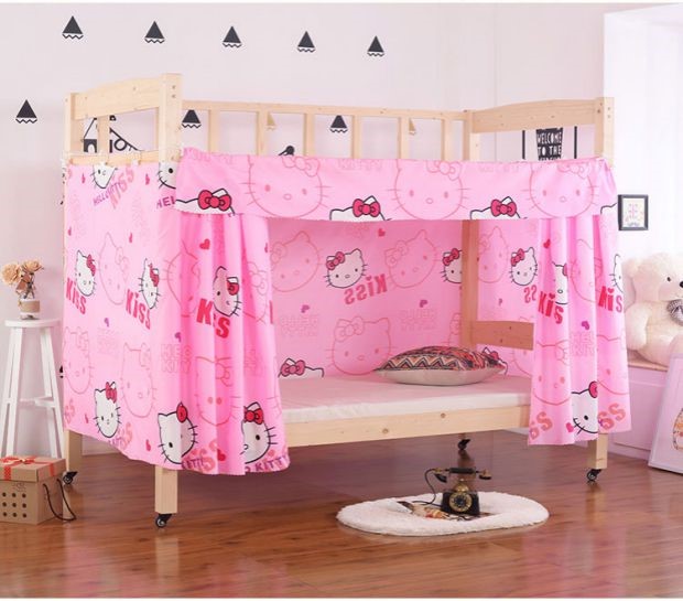 Rèm cửa dày bóng râm vật lý sinh viên đại học nam nữ phòng ngủ trên lầu cửa hàng ký túc xá giường vải xung quanh giường thoáng khí rèm ktx