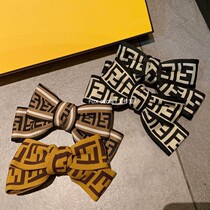 2020 Autumn Winter New Products Advanced Sensation Retro Hair Clip Goddess Butterfly Knot Knit Band Mesh Red 100 Hitch Out Hair Accessories