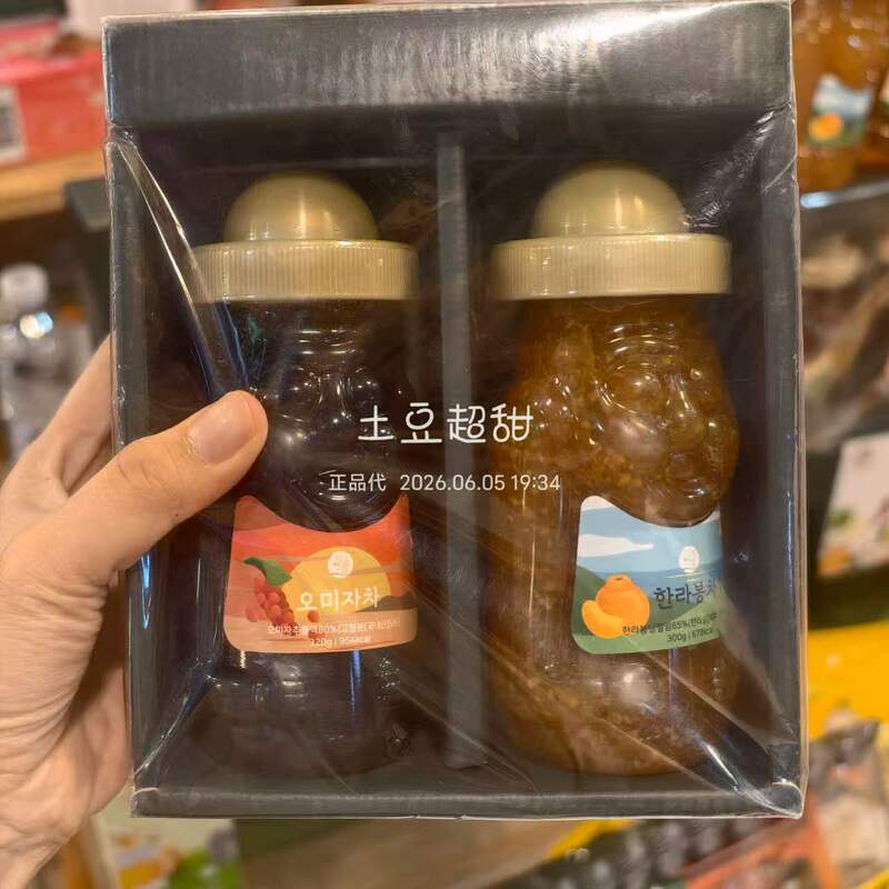 【Jeju】Honey Korean Imported Honey Fruit Tea Gift Box Authentic Hallasan Mountain 【Jeju】Honey Korean Imported Honey Fruit Tea Gift Box Authentic Hallasan Mountain