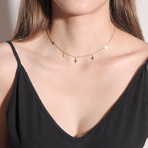 Anytime925 Silver Cross Female choker Girl Necklace Fashion Pendant Necklace 1965