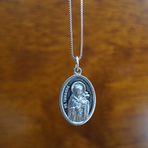 925 Silver Clavicle Lady Necklace Necklace Thai Silver Old Vintage Silver Hangtag 1946