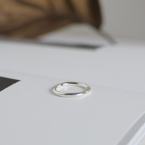 Anytime couple plain face ring plain silver ring silver ring male ring female ring couple single ring 8113