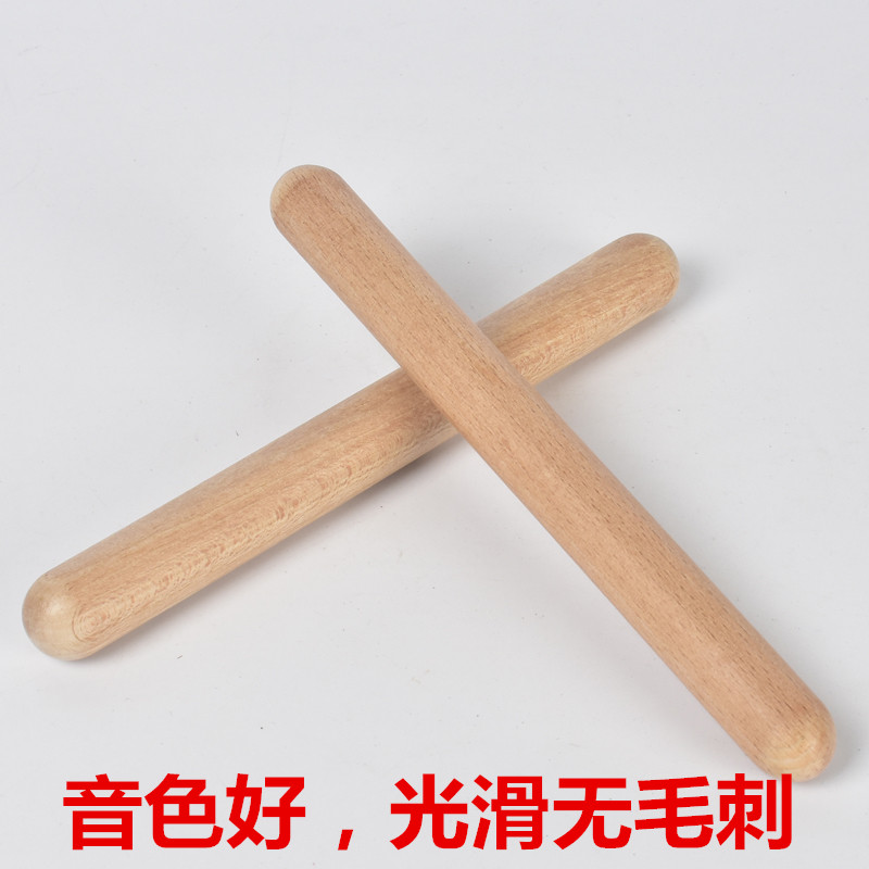 Orff Percussion Instrument Children's Music Teaching Ares Kindergarten Rhythm Stick Wooden Early Education Play Stick