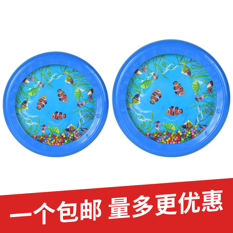 Olff Instrumental Marine Drum Plastic Professional Waves Drum Seadrum Simulation Instruments Early Teach Toy Hand Surf Drum