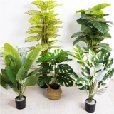 Северная симуляция черепаха заднее дерево Внутреннее фальшивое зеленое растение озеленение бионическое путешественник банановый горшок гостиная крупные растения декоративные цветы