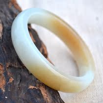 And Tian Yubracelet Ms. jade bracelet Ms. bracelet 58 ring of mouth Qing Xinjiang Cheroo material and Tian Yusugar Baiyu bracelet