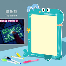 Childrens drawing board fluorescent writing board baby home childrens drawing board small blackboard graffiti writing board toy girl