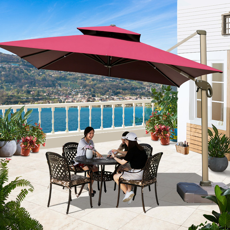 Outdoor parasol Garden umbrella Roman umbrella Large parasol Outdoor advertising umbrella Open-air leisure beach umbrella