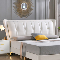 The new headboard soft bag light luxury simple modern ultra-thin 1 8 meters double floor-to-ceiling headboard sold separately by the backplane