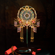 Dance Embroidered bridal fan Bride Wedding Senior Sensation Show and Fan Hands to Blossom Diy Material Kits to Know No Same Group Fan