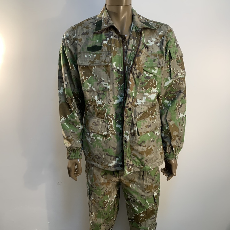 Mc Camouflage Suit Training Camouflage Pure Cotton Thick Material Camouflage Suit