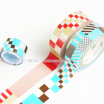 Japan MT and paper tape deco series basic specifications 15mm * 10m red and blue rice gram 2