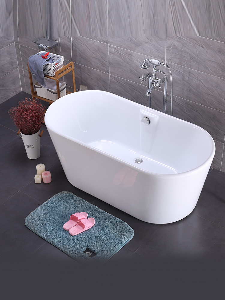 Independent removable integrated small family type deepening double layer acrylic upscale home commercial insulation durable bathtub