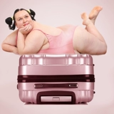 Вместительный и большой универсальный чемодан, в корейском стиле