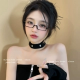 Аскетическая не -линс полуавчака декоративные очки