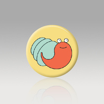 Comma creative tinplate badge (6 groups)