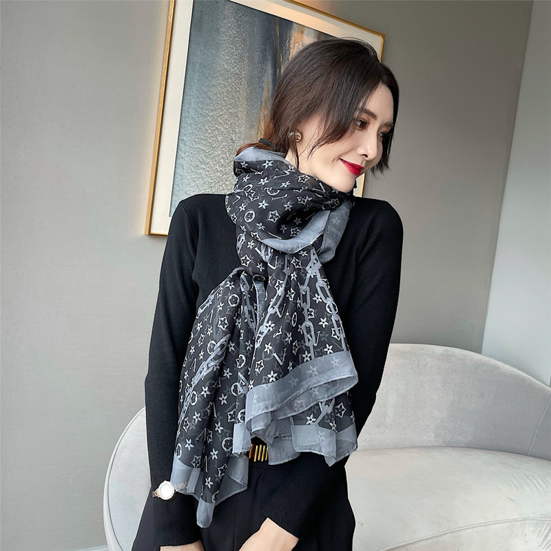 春秋外搭女款丝巾夏季薄款今年流行2022新款围巾防晒披肩冬季纱巾详情15