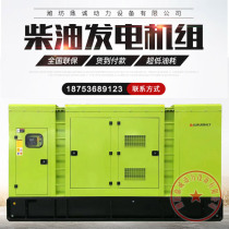 Low noise mute box 30 100 150 200 300 500kw kilowatt diesel generator set 380V