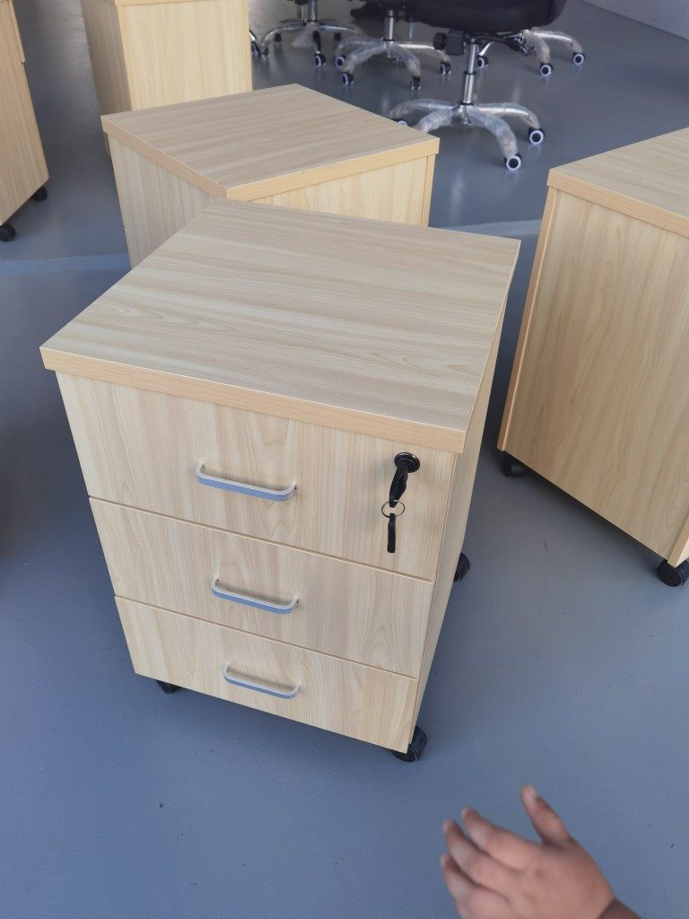 Nanning floor mobile minimalist modern white small push cabinet cabinet storage short cabinet activity with lock drawer cabinet