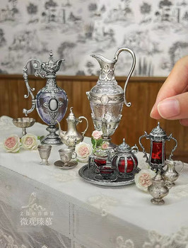 Micro zhenmu moonlight magic bottle 6-minute ornament miniature shrink