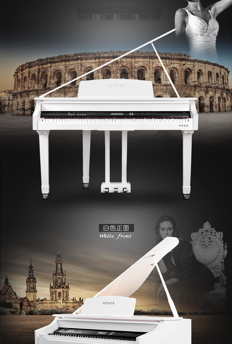 SPYKER Anh Spy, Grand Piano, Piano dạy tại nhà, Piano điện, Piano kỹ thuật số 086 piano casio