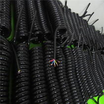 Spiral cable Tapbow wire spring wire ATV spring cable tensile wear-resistant spiral power cord