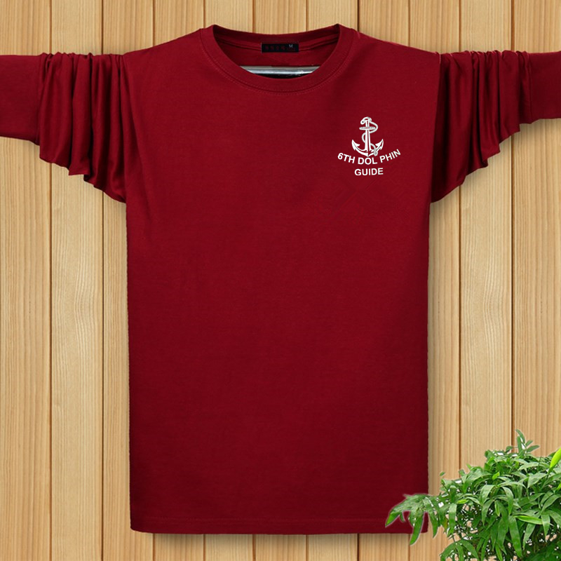 Đặc biệt mỗi ngày mùa thu phải mua áo thun in hoa cỡ lớn cho nam rộng tay 6X cotton thể thao áo tay lỡ nam