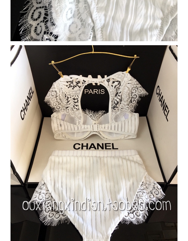 Idol mới shop nữ khí chất áo tắm ren trắng nữ chia bikini gợi cảm bikini ngực nhỏ tụ tập đồ bơi - Bộ đồ bơi hai mảnh 	đồ bơi 2 mảnh short