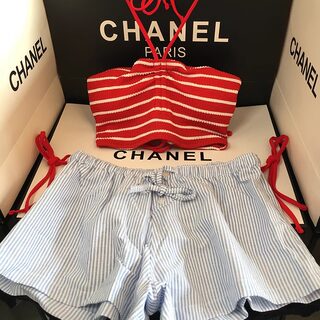 Idol New Store European and American Retro Striped Bikini Three-Piece Swimsuit for Women, Suitable for Hot Springs and Vacations