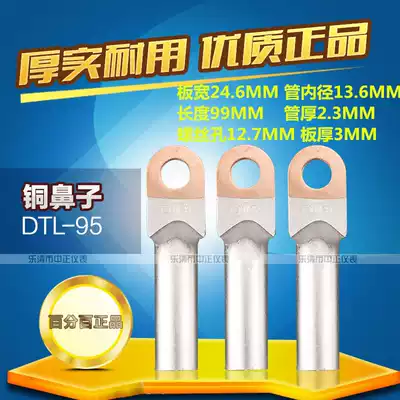 DTL-95 square copper aluminum nose copper aluminum transition terminal aluminum wire cable connector A level national standard