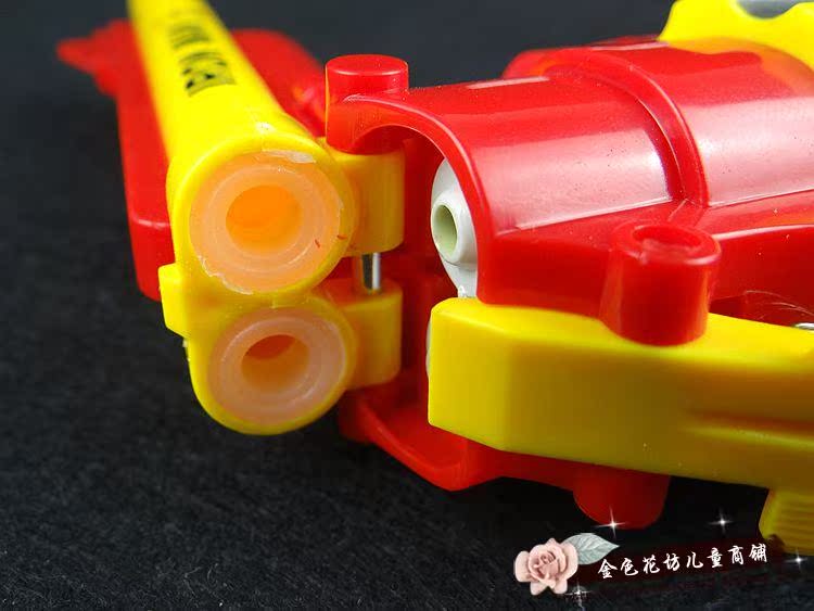 Trẻ em nhỏ pistol đồ chơi cao su mềm bullet BB đàn hồi đạn mềm an toàn bảo vệ môi trường đôi-ống mềm tóc lấy đặc biệt