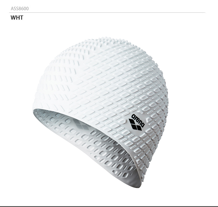 Mũ bơi Arena Arina silicon cỡ lớn chống trượt unisex mũ bơi chống clo bền bỉ cho tóc dài quần áo bơi trẻ em
