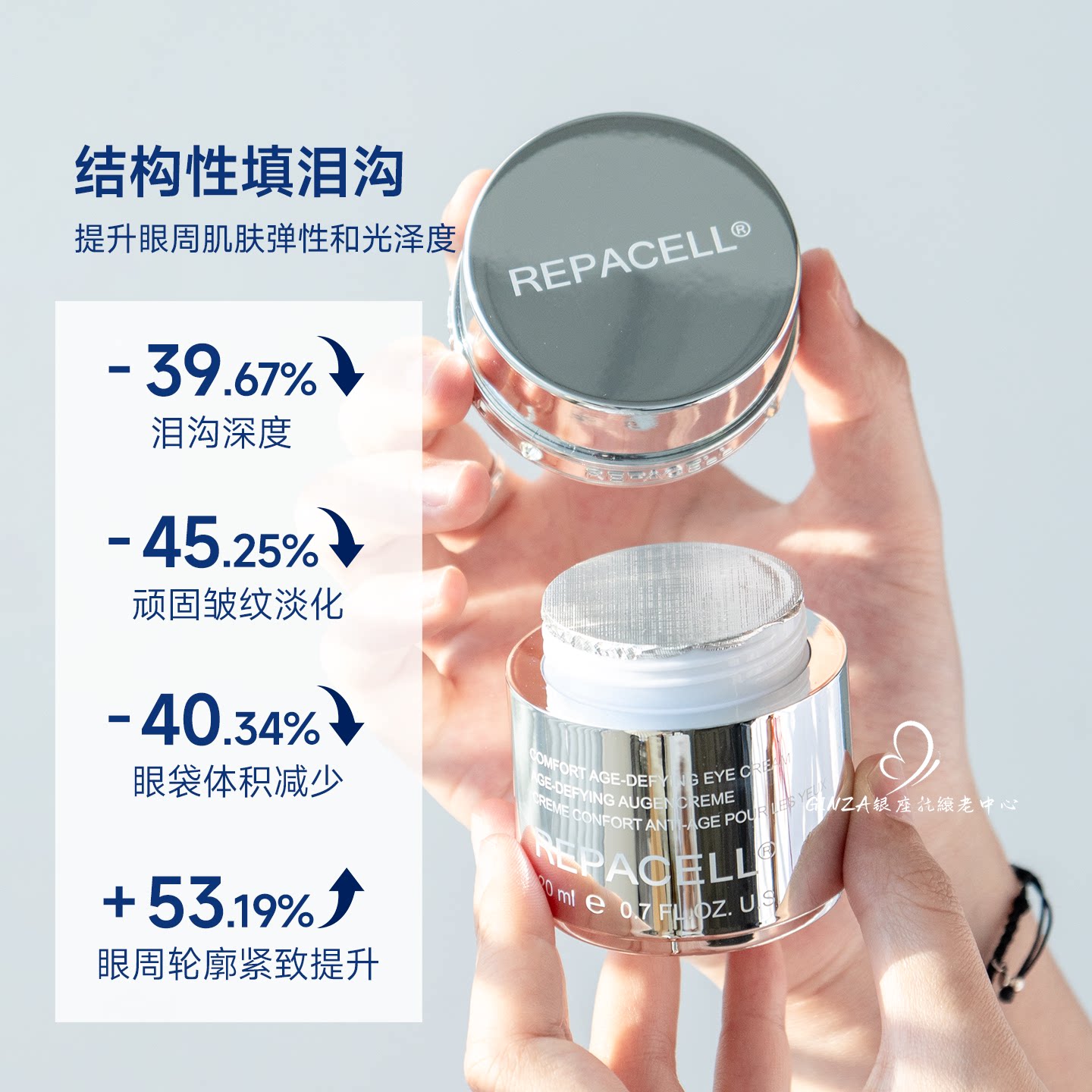 德国REPACELL瑞铂希钻石眼霜2.0紧致抗皱保湿修护黑眼圈眼袋细纹到底怎么用才不浪费？保姆级护理思路公开！_眼霜_淘宝美妆网