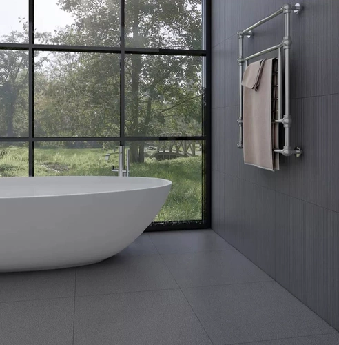 Серый -кузовная плитка 600x600 открытый внутренний двор анти -скользящий ресторан Hot Pot Restaurant Matte Wear