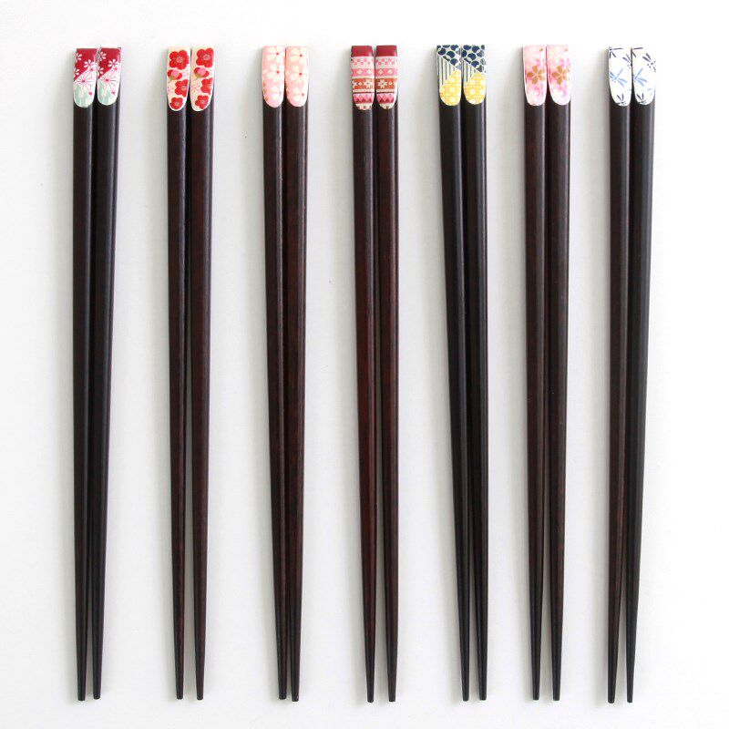 Chopsticks Wood cute cherry blossom powder Chopsticks Family classification Chopsticks girl Chopsticks Cute girl girl heart Japanese chopsticks