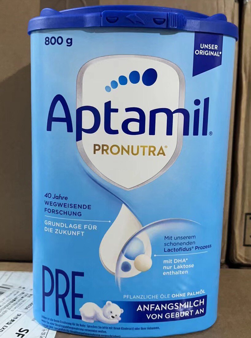 Germany Love him Beauty Aptamil Milk Powder Classic version Pre Basket Tank 0-6 months Straight Mail Supermarket Film Mark