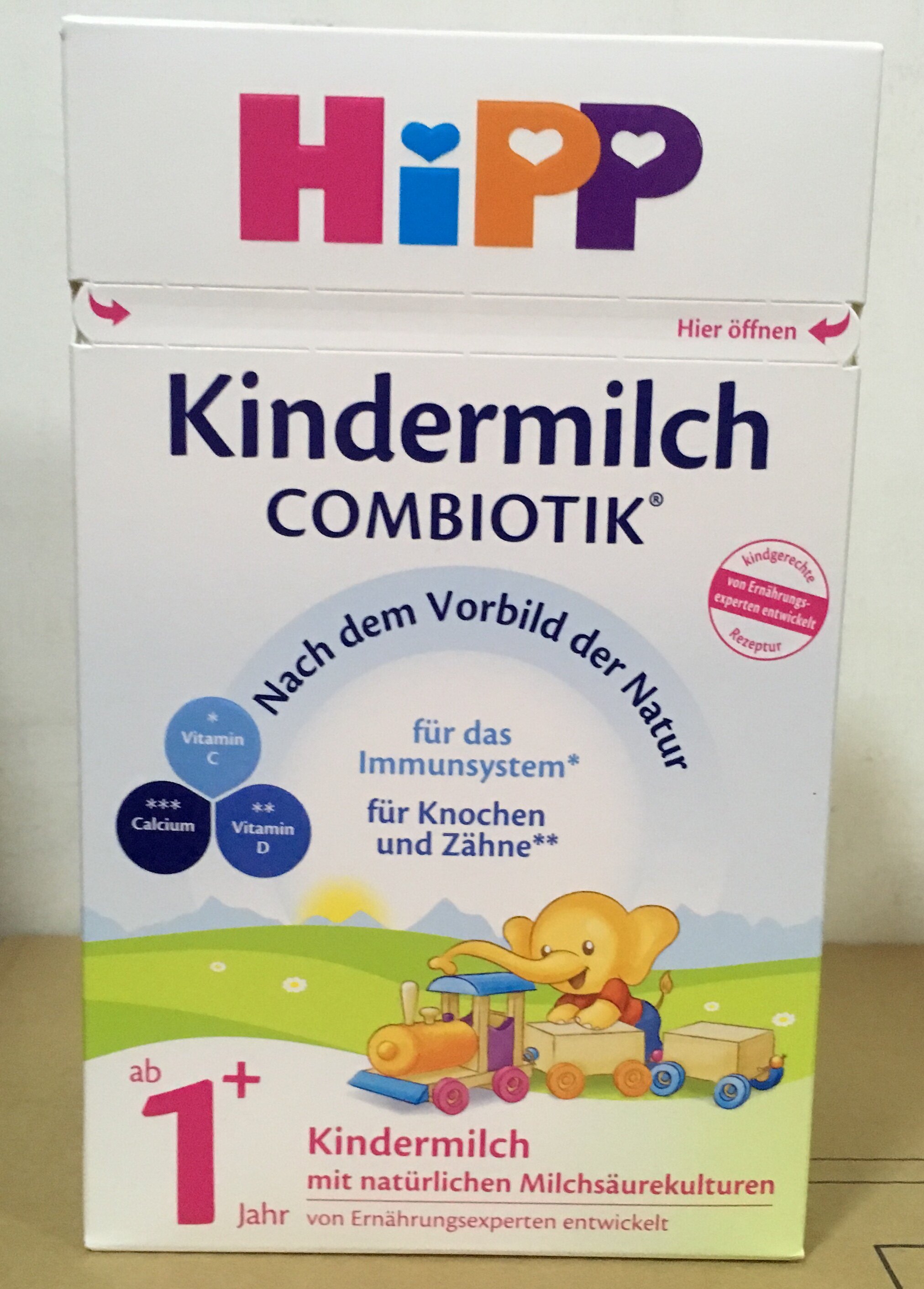 Germany Xibao HIPP milk powder probiotics 1 segment local supermarket synchronized 1 year old can direct mail film mark