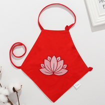 Nezha which is a demon boy Lotus childrens clothes which is the same belly red embroidered baby baby pocket
