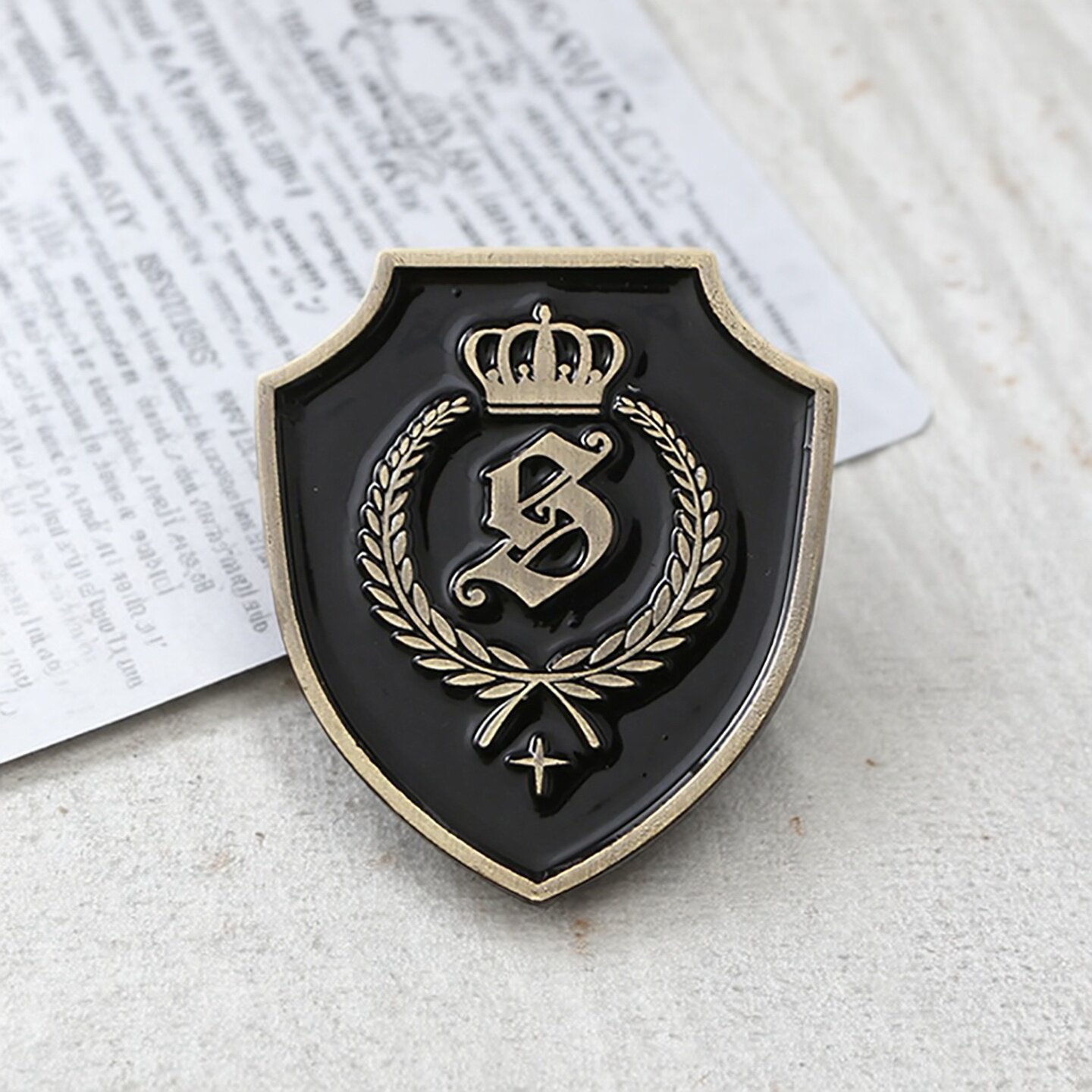 Saint-Garden badges, JK shirt jacket brooches, accessories, school uniform collar DK accessories, British preppy style decorations for women.