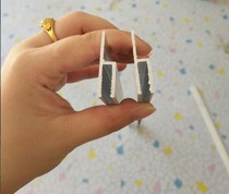 Soft film ceiling aluminum alloy flat mouth H code keel special seam accessories white film translucent film UV soft film