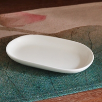 45% bone china (4 pack) Oval long dish chopsticks spoon towel dish snack dish taste dish bone dish display dish